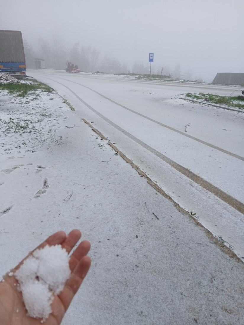 Sneg pao u selima oko Ivanjice, meštani zabrinuti zbog malinjaka