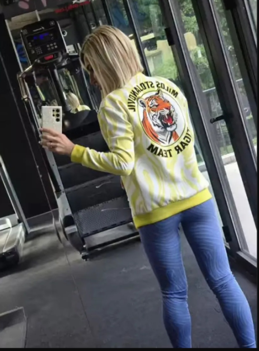 Šta će na ovo reći Tigar? Jovana Jeremić okrenula leđa u teretani, svi zabezeknuti prizorom (FOTO)