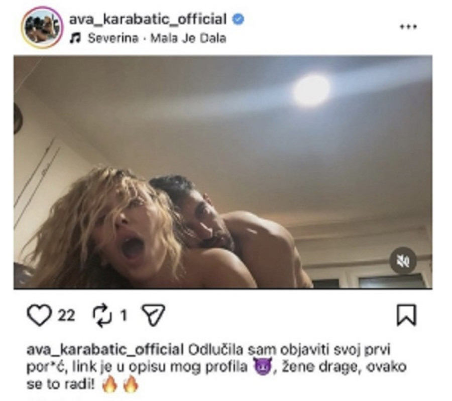 Starleta objavila film za odrasle: "Žene, ovako se to radi!" Na snimku i njen verenik! (FOTO)