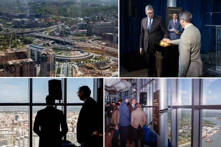 Vučić otvorio vidikovac na 41. spratu Kule Beograd: Ovo pripada svim građanima! Govorio o Mladiću, izborima, blokaderskoj kampanji