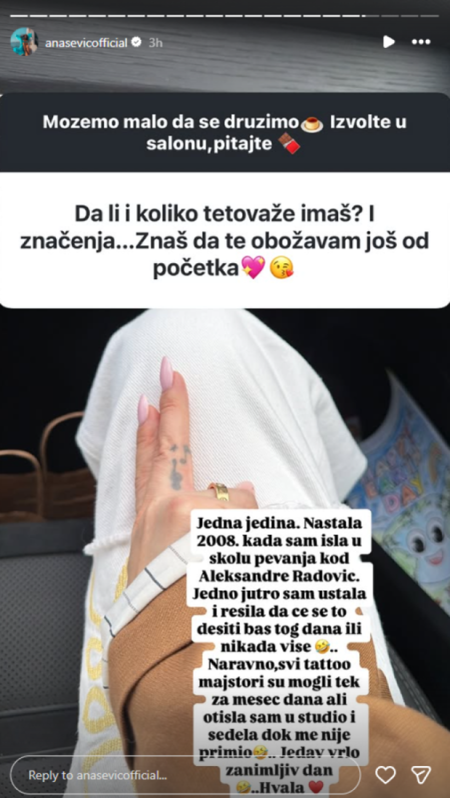 "Sve počelo u školi pevanja!" Ana Sević pomenula Aleksandru Radović - ovo niko nije očekivao! (FOTO)