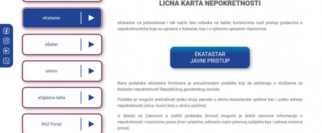 Upis nekretnina po zakonu "Svoj na svome": Kako da na sajtu RGZ-a proverite da li je vaš objekat u katastru