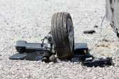 Udes ispred Pančevačkog mosta: Automobilu otpao točak