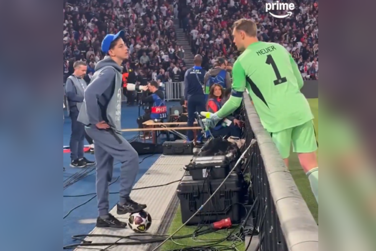 Nojera izvozao skupljač lopti: Ovo se nije videlo sinoć u direktnom prenosu (VIDEO)