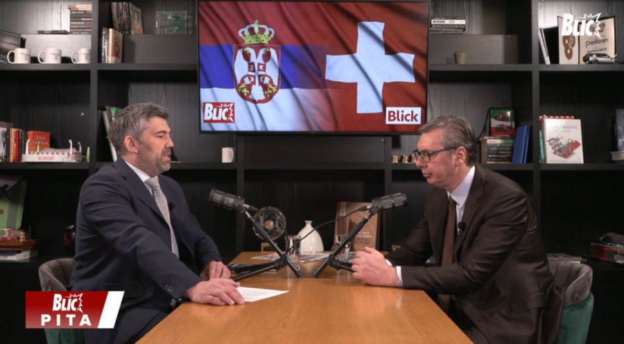 Predsednik Vučić govorio o svim aktuelnim temama! O vojnoj saradnji, robotima, odnosima sa Švajcarskom, političaru Đokiću...