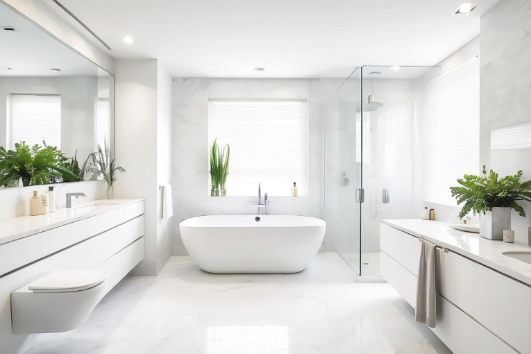 Minimalizam i elegancija: Zašto su "Walk-in'"tuš kabine i konzolni nameštaj apsolutni vladari modernih enterijera