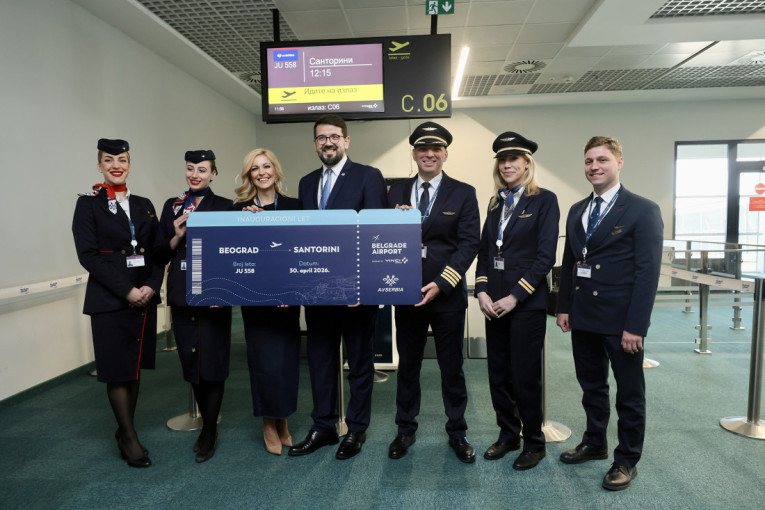 Prvi let Er Srbije do Santorinija: Letovi dva puta nedeljno do kraja septembra