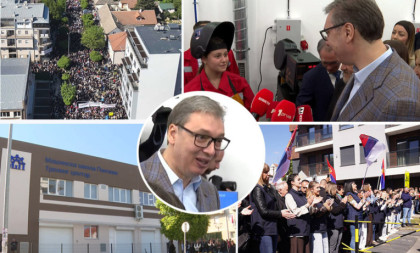 Vučić u Pančevu u Centru za dualno obrazovanje: Ovde smo da slavimo rad i njegovu budućnost, a ne nerad  (VIDEO)