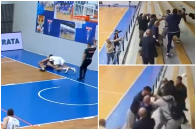 Haos u Čajetini u tri dela: Prvo tuča na parketu, pa sukob sa navijačima, a posle meča Kalinić je ušao u još jedan konflikt (VIDEO)