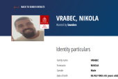 Interpol raspisao crvenu poternicu za Nikolom Vrabecom