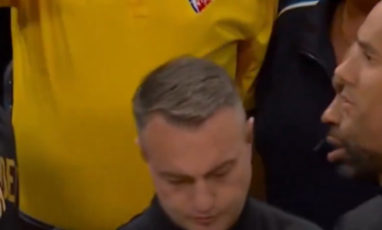 Rajaković oboren: Brada je naleteo na njega, nije mogao da se zaustavi (VIDEO)