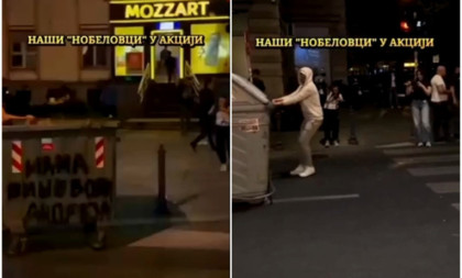 "Nobelovci" u akciji: Evo šta rade štrokaderi na zemunskoj raskrsnici (VIDEO)