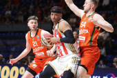 Počelo je minutom ćutanja, a završeno pobedom Zvezde: Pogledajte hajlajtse duela sa Cedevitom Olimpijom (VIDEO)