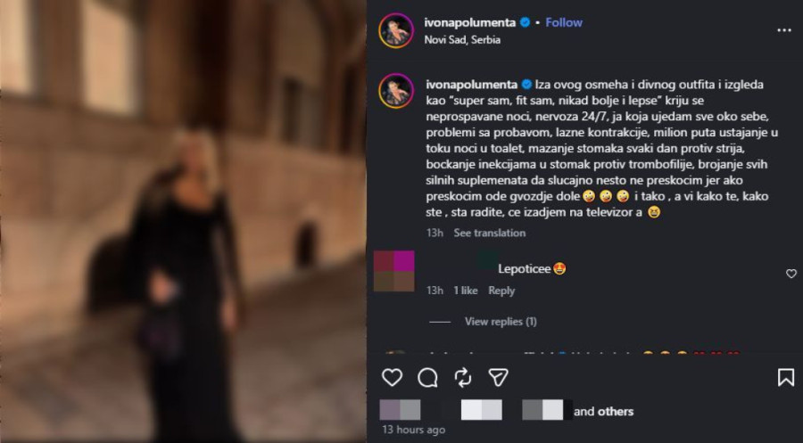 "Iza ovog osmeha krije se bockanje u stomak, nervoza..." Ivona Polumenta otkrila sa čime se sve suočava!
