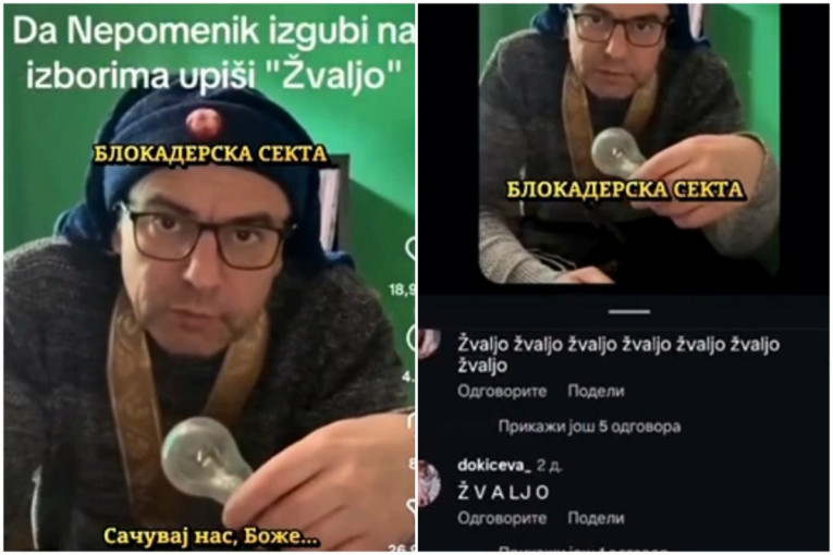 Blokadersko ludilo ne prestaje! Sada se okrenuli "magiji" Milana Tarota - kao sektaši ponavljaju jednu reč (VIDEO)