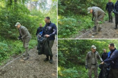 Ako hoćemo promene, menjajmo sebe: Vučević zasukao rukave na Fruškoj gori, učestvovao u akciji čišćenja panonske lepotice