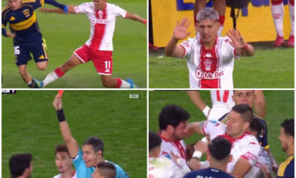 Haos u Argentini: Boka ispala na svojoj "Bombonjeri", videli smo 2 penala, start "za zatvor", 2 crvena... (VIDEO)