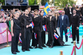 Srbija raspametila Beč! Lavina napravila haos na otvaranju Evrovizije, svi gledaju u njih (FOTO)