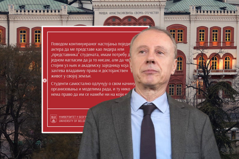 Kakav preokret! Rektor Đokić se ogradio od političara Đokića! Izdao saopštenje zbog pritiska plenumaša: "Nisam vođa pobune"