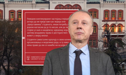 Kakav preokret! Rektor Đokić se ogradio od političara Đokića! Izdao saopštenje zbog pritiska plenumaša: "Nisam vođa pobune"