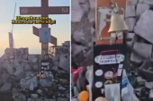 Blokaderi oskrnavili "svetionik" pravoslavlja! Dobri domaćin zaustavio ludilo - nije ih mrzelo da se popnu na vrh Rtnja! (VIDEO)