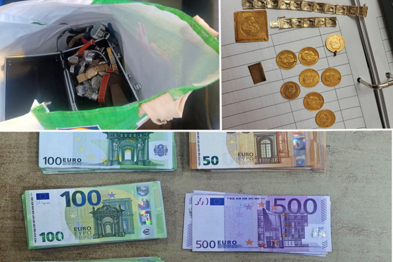 Haos na granicama Srbije! Carinici otkrili zlato, gomilu keša i 141 skupoceni sat