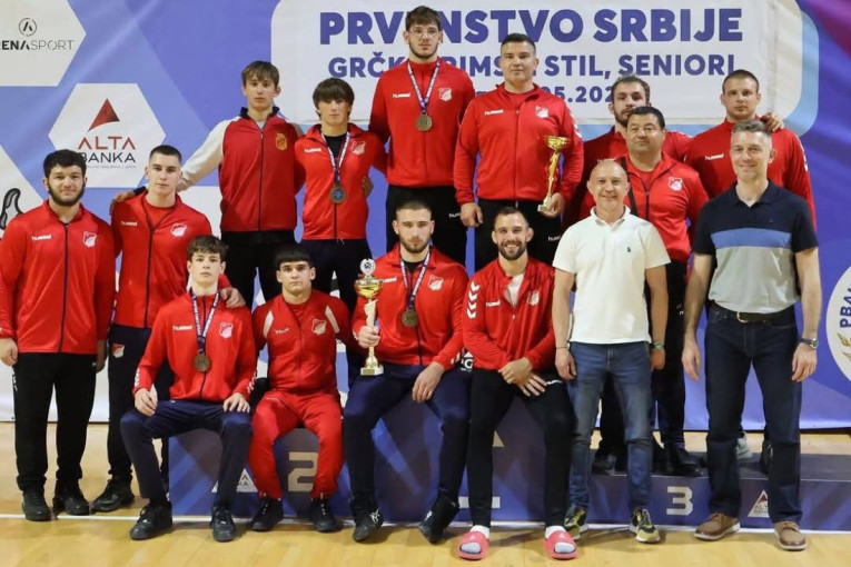 Proleter i Zvezda najuspešniji! Završeno pojedinačno seniorsko prvenstvo Srbije u rvanju