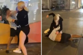 Haos u centru Zagreba! Devojka mlati Filipinca, prolaznici nemo posmatraju (VIDEO)