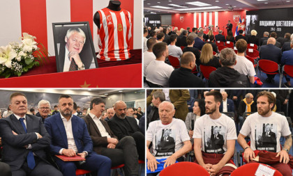 Cvele, hvala ti za sve! Zvezda se oprostila od Vladimira Cvetkovića! (FOTO)