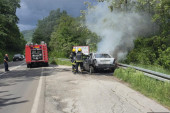 Prijavljen za porodično nasilje, pa se zapalio u autu? Drama na putu kod Čačka