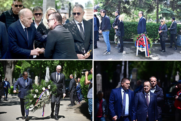 I ovo je dokaz veličine Vladimira Cvetkovića! Državni i sportski vrh, legende Zvezde i Partizana na poslednjem ispraćaju! (FOTO)