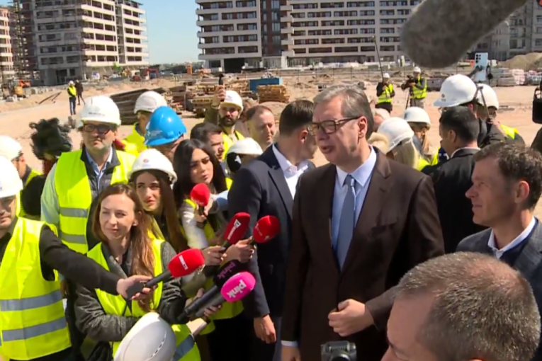 Vučić na gradilištu EXPO-a!