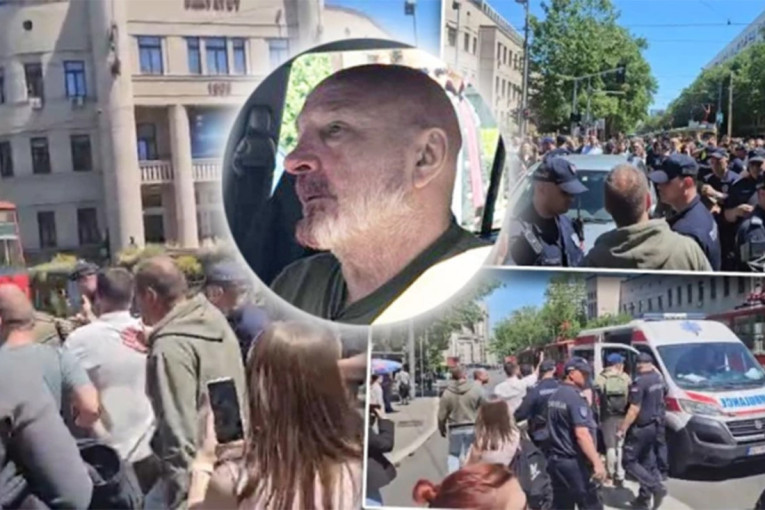 Samo ih nasilje zanima: Blokaderi razvalili auto čoveku kod Pravnog, prvo ga okupirali a onda unakazili! (VIDEO)