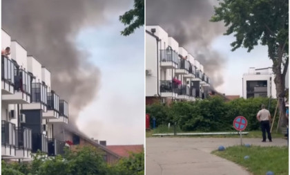 Drama u Adicama! Gorela šupa i deo krova, dim se video iznad celog naselja