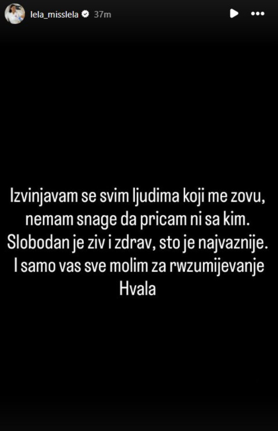 Oglasila se supruga Slobe Vasića, nakon što je pevač zadržan u "Lazi Lazareviću": Nemam snage...