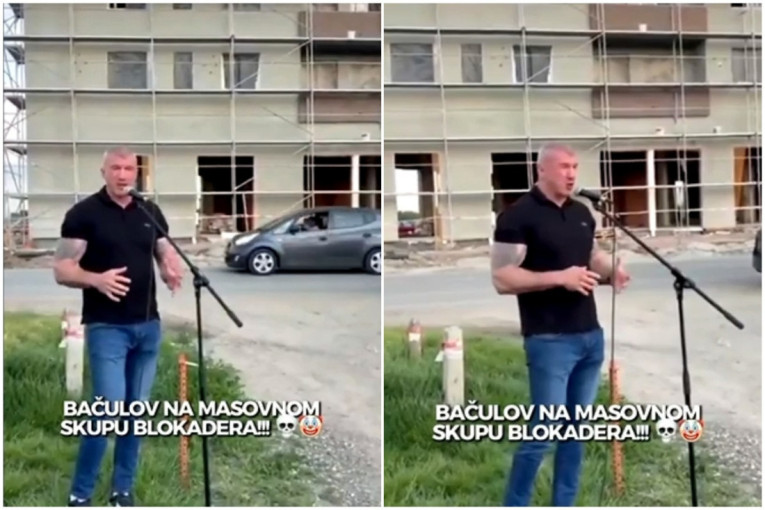 "Mi smo krivi za sve!" Blokader Bačulov priznao na "masovnom skupu" ono što cela Srbija zna! (VIDEO)