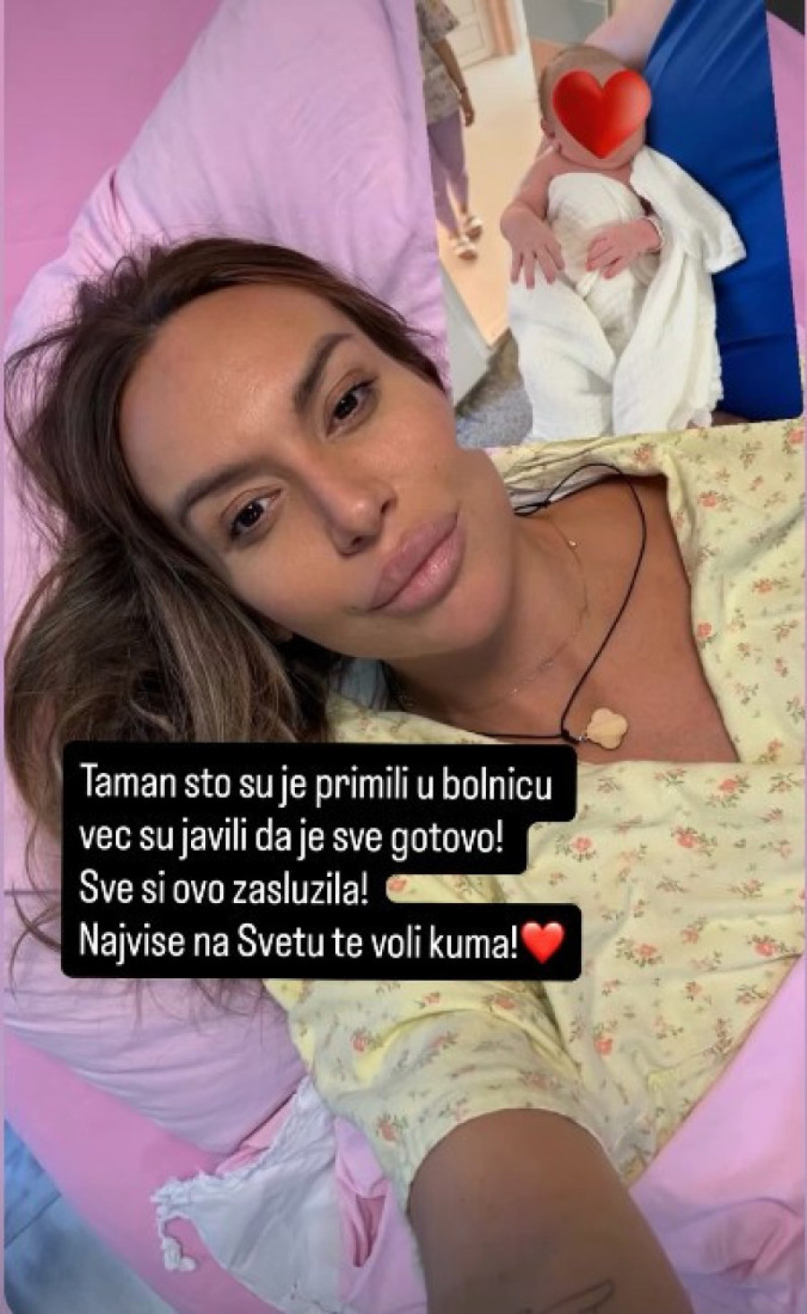 Prva fotka Ive Bojanović i bebe iz porodilišta: Pevačica se brzo porodila, ovo su detalji