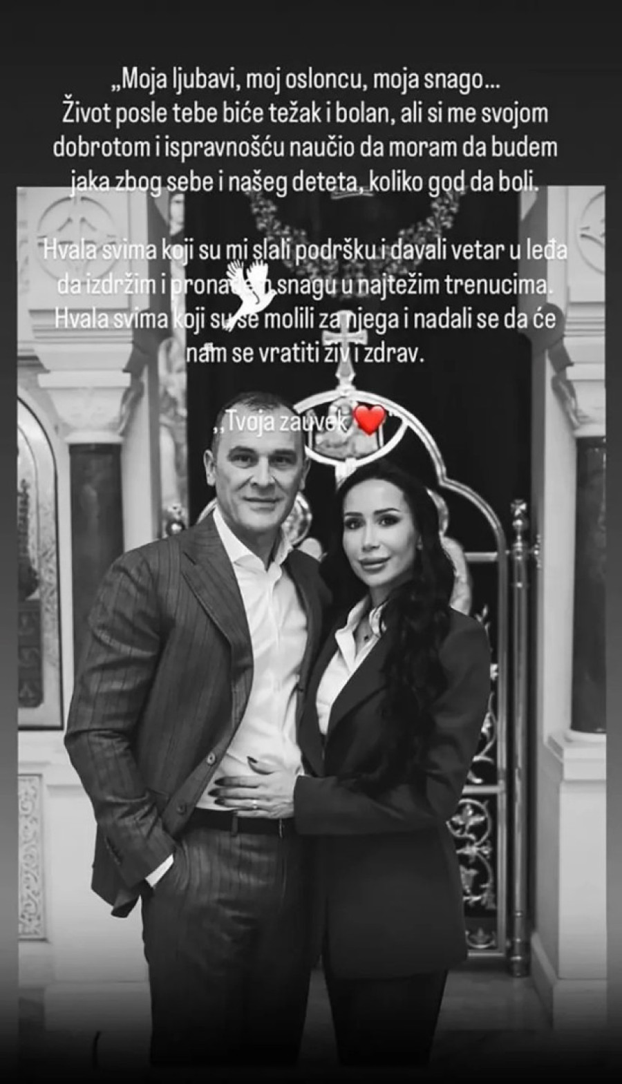 Nakon tela u buretu stigle reči koje slamaju Srbiju: Oglasila se supruga Aleksandra Baje Nešovića (FOTO)