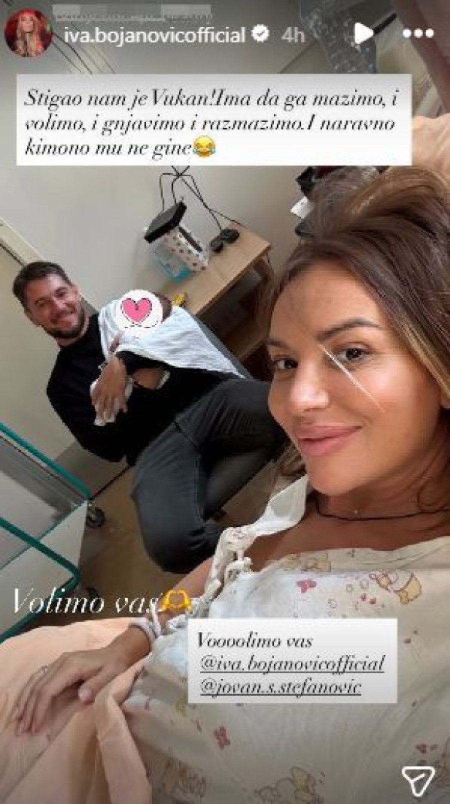 Joca Stefanović sa sinom u naručju! Porodična fotografija o kojoj se priča (FOTO)