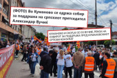 Veličanstven skup u Kumanovu: Mediji u Severnoj Makedoniji fascinirani velikom narodnom podrškom Vučiću (VIDEO)
