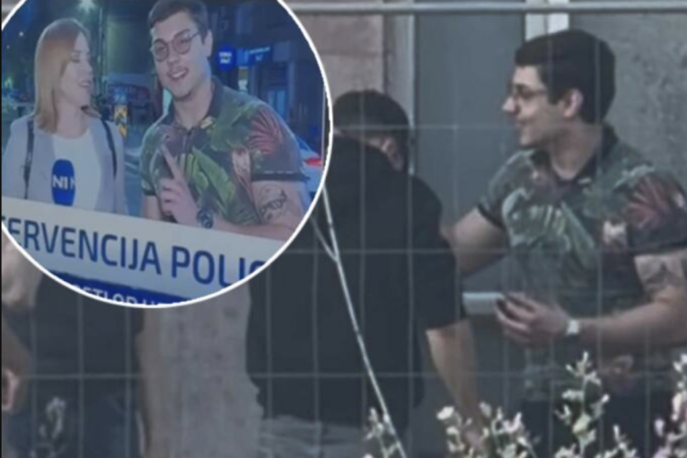 Sramotno ponašanje jednog od vođa blokadera! Urinira po Narodnoj biblioteci, pa daje intervju za N1!