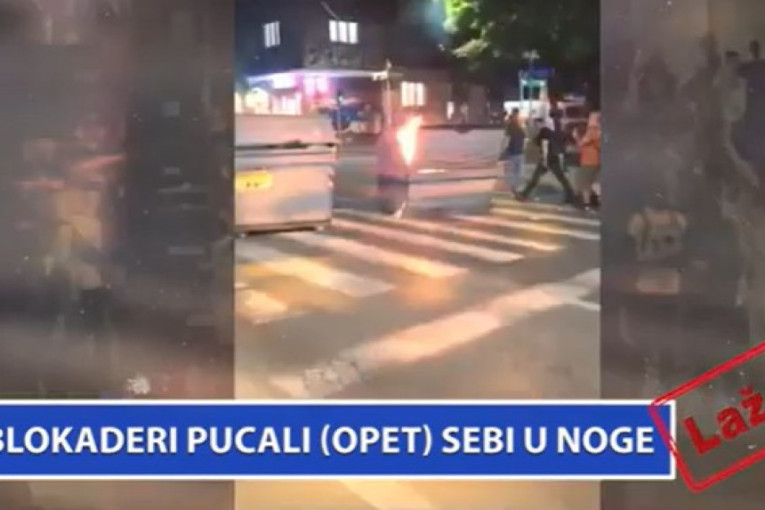 Lažomer: Blokaderi pucali (opet) sebi u noge (VIDEO)