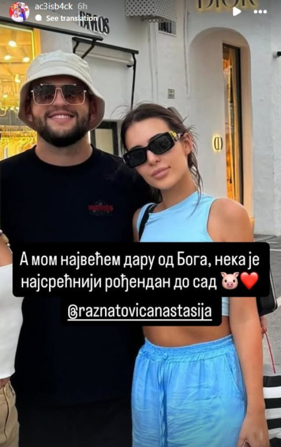 Veljko Ražnatović emotivnom porukom čestitao Anastasiji rođendan: "Mom najvećem daru od Boga" (FOTO)