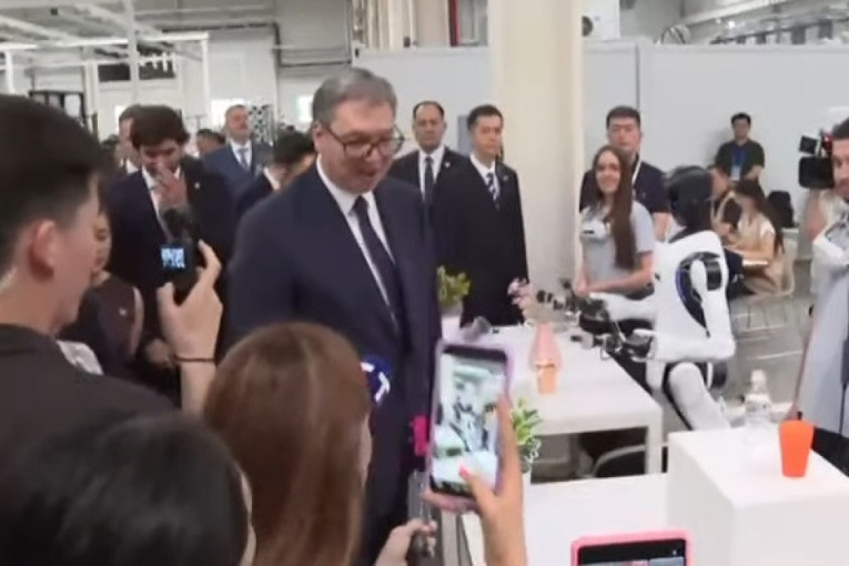 Vučić sa mladima Srbima u Đasingu: Ponosan na način na koji predstavljate Srbiju (VIDEO)