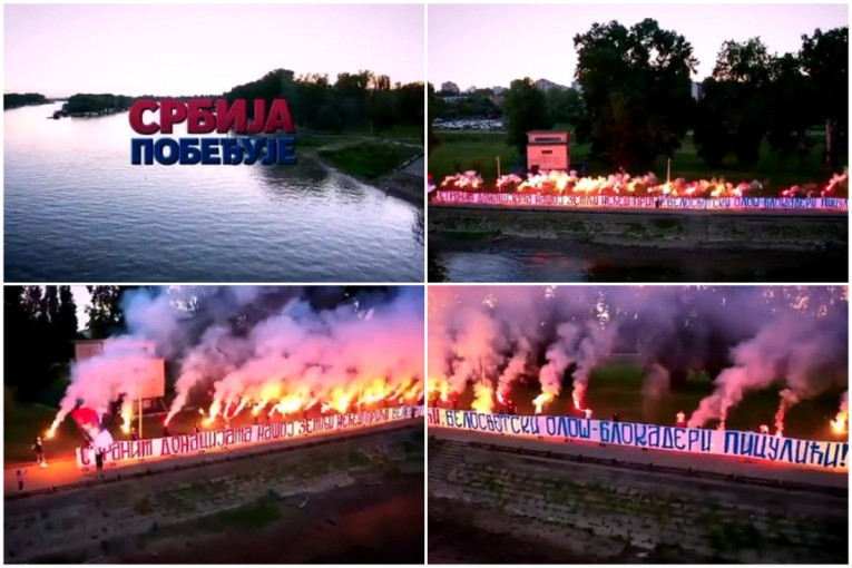 Blok 70 poslao poruku blokaderima: „Strani novac neće pobediti Srbiju“ (VIDEO)