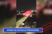 Ovako se dočekuje predsednik (VIDEO)
