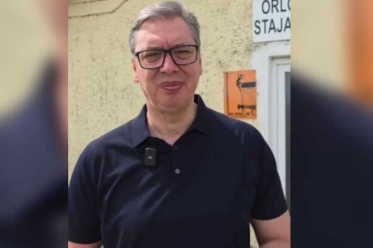 Vučić u Orlovatu: Obećavam da ćemo u narednim mesecima rekonstruisati i ovu i mnoge druge železničke stanice (VIDEO)