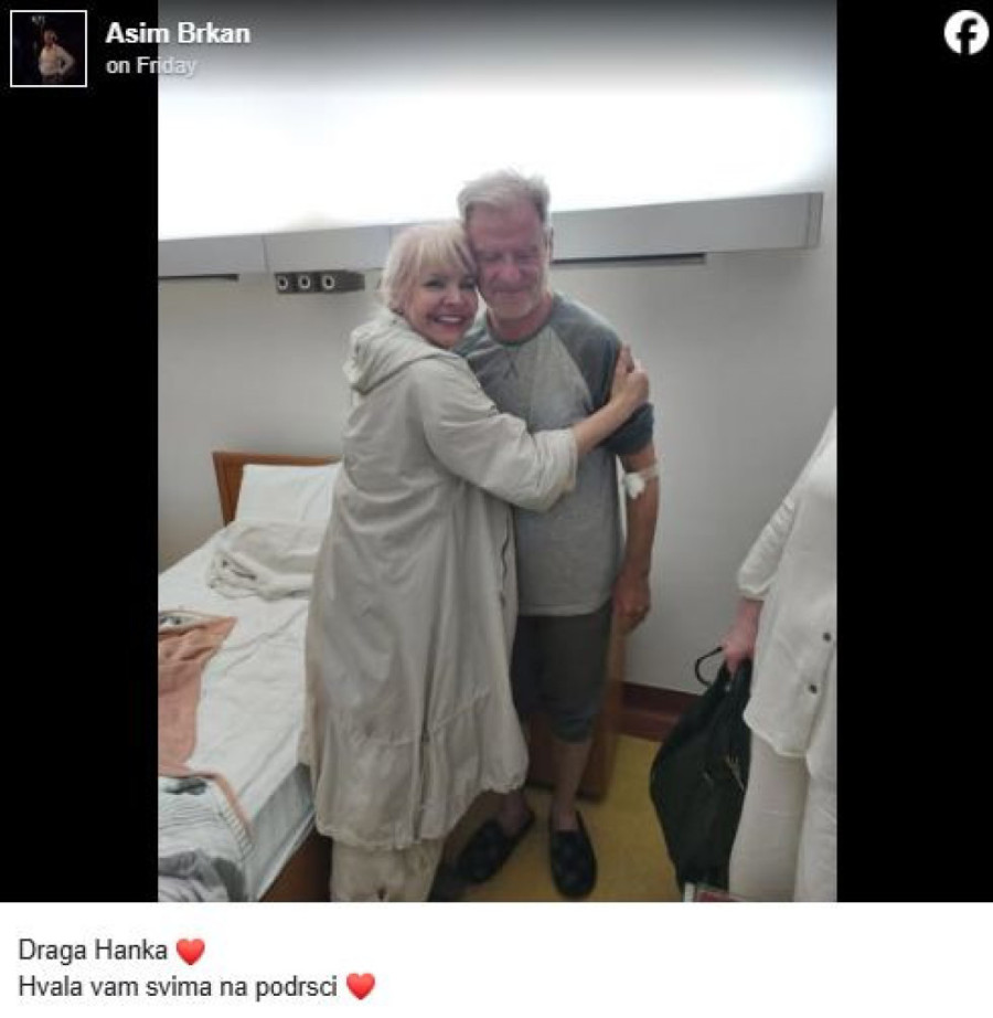 Hanka Paldum u poseti pevaču, u bolnici: Otkriveno i kako se on sad oseća! (FOTO)