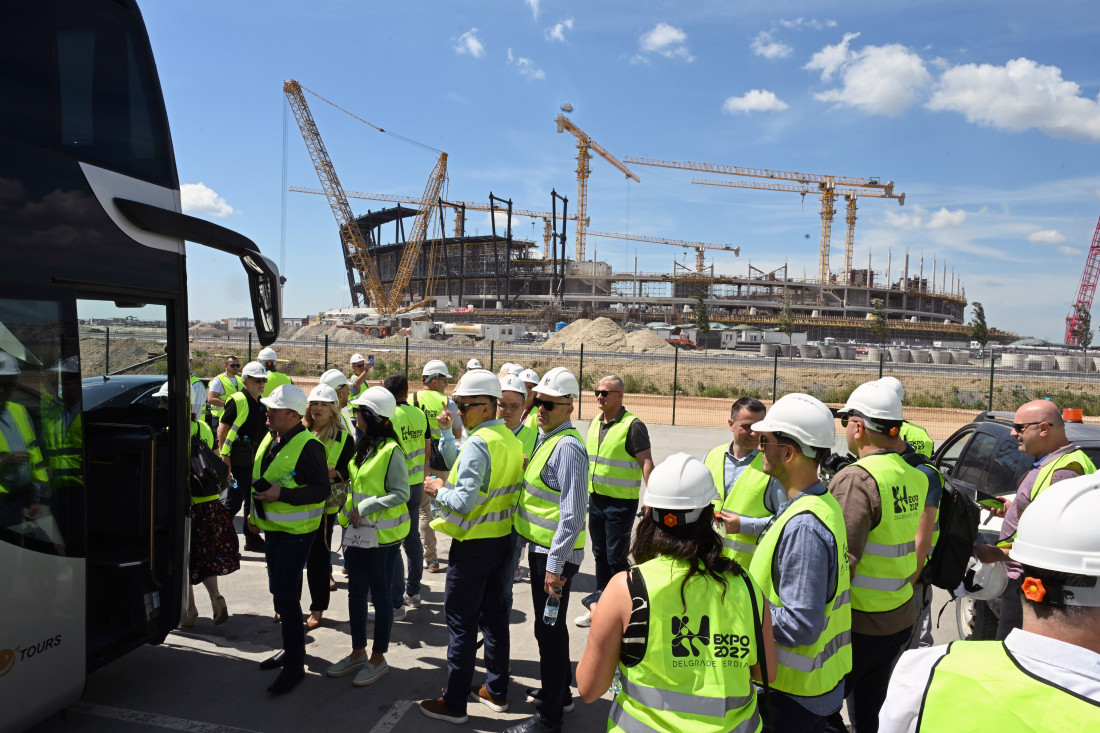 Dijaspora na gradilištu Ekspa: Srbi van Srbije treba da budu promoteri ove velike izložbe (FOTO)
