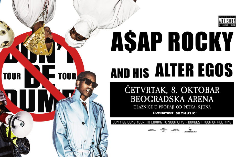 Počela prodaja ulaznica za koncert Asap Rocky-ja: Svetska modna i muzička ikona nastupa 8. oktobra u Beogradskoj areni!